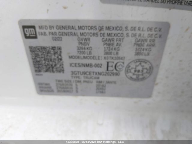 3GTU9CETXNG202990 GMC lm2