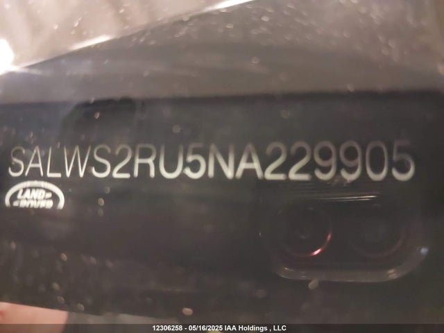 Land Rover aj20p6 2022 SALWS2RU5NA229905 Image 9