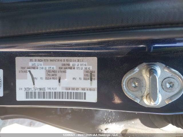 3MZBM1L75FM181465 Mazda pe