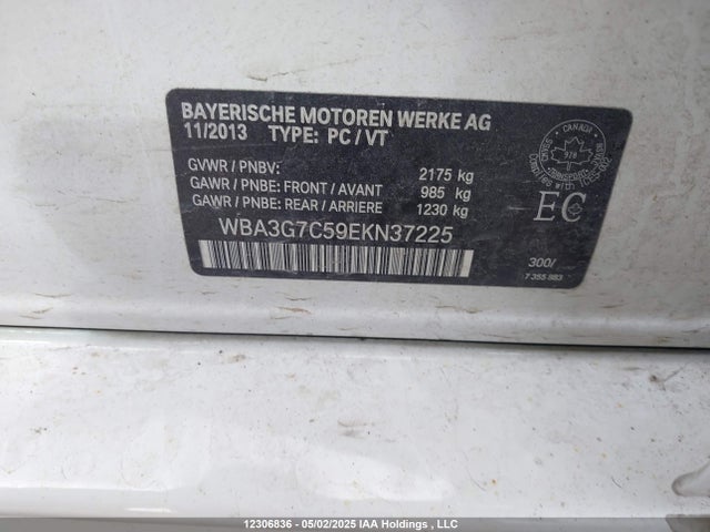 BMW 328 XI 2014 WBA3G7C59EKN37225 Image 18