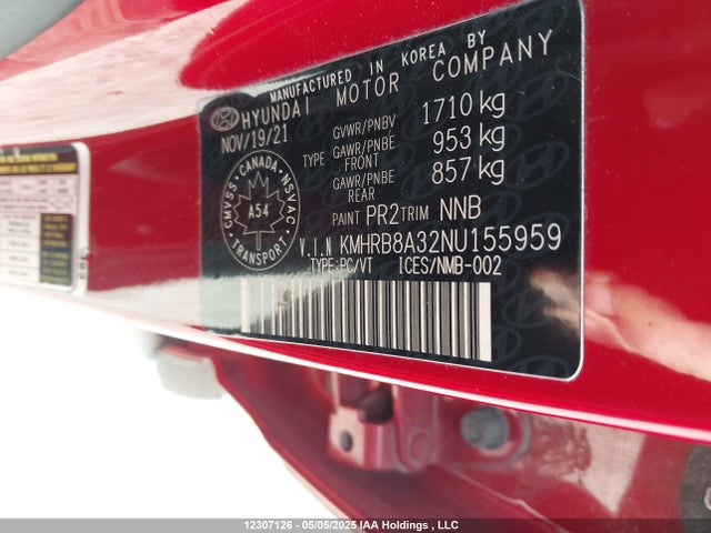 Hyundai gamma ii 2022 KMHRB8A32NU155959 Image 9