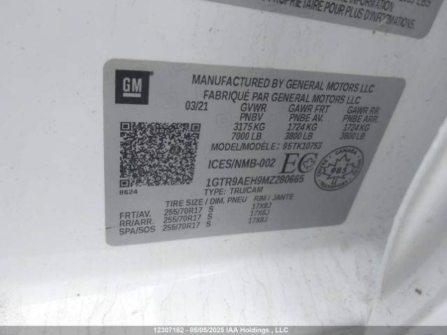 1GTR9AEH9MZ280665 GMC lv3