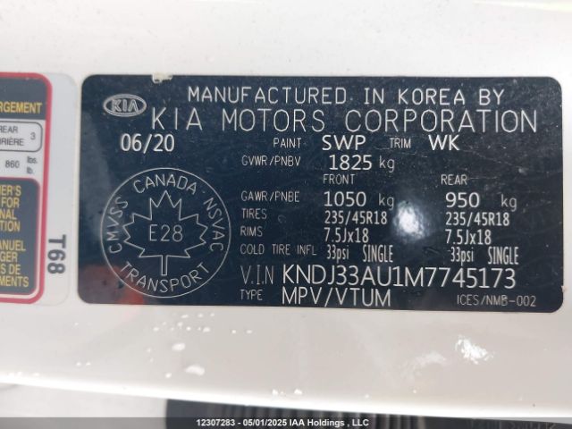 KNDJ33AU1M7745173 KIA mpi nu