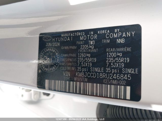 KM8JCCD18RU246845 Hyundai Tucson Ultimate Awd
