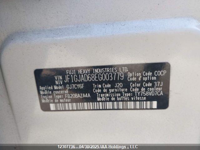 Subaru Impreza 2014 JF1GJAD68EG003779 Image 19