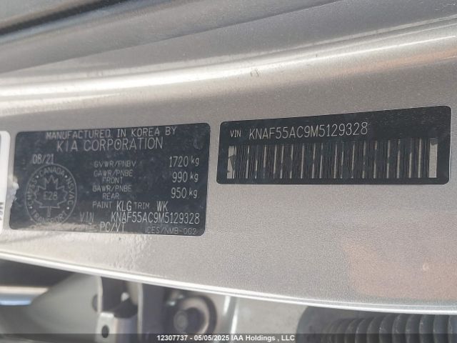 KNAF55AC9M5129328 KIA FORTE EX
