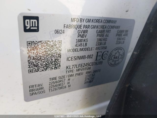 KL77LFE24SC076189 Chevrolet lih