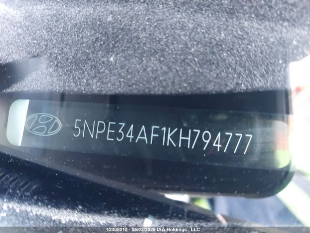 5NPE34AF1KH794777 Hyundai Sonata Limited/sel/sport