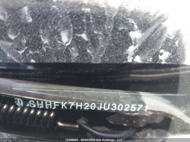 SHHFK7H20JU302571 Honda Civic Lx