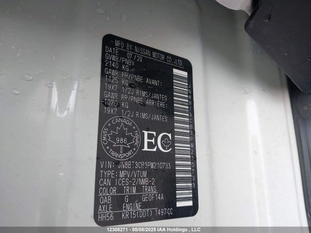 Nissan Rogue Sl 2023 JN8BT3CB3PW210733 Image 19