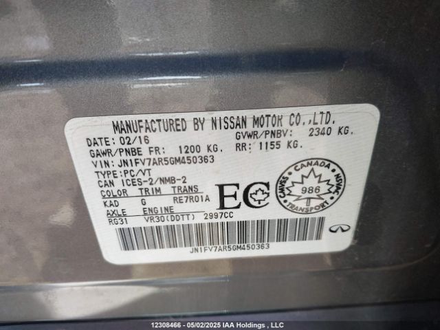 JN1FV7AR5GM450363 Infiniti Q50