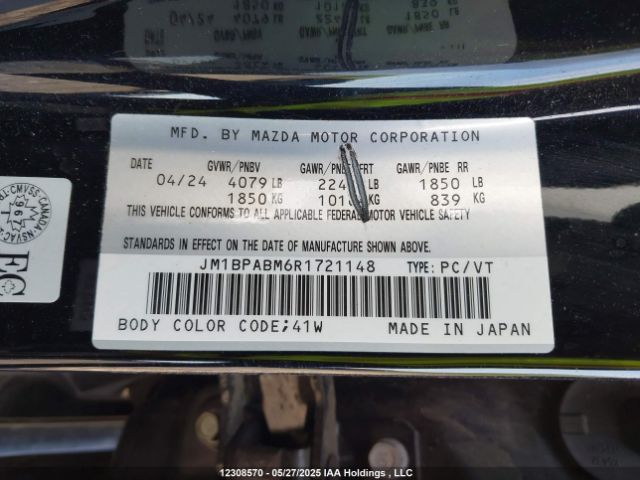 JM1BPABM6R1721148 Mazda MAZDA3