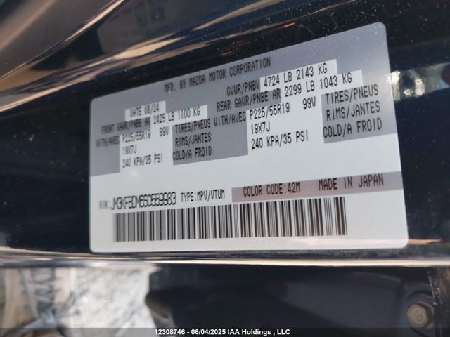 JM3KFBDM6S0559983 Mazda py cylinder deactiviation