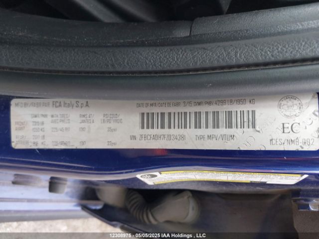 ZFBCFADH7FZ034381 Fiat 2015
