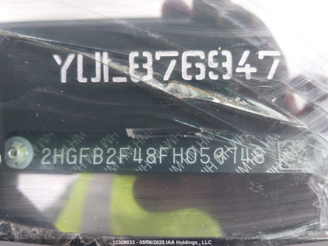 2HGFB2F48FH059748 Honda r18z1