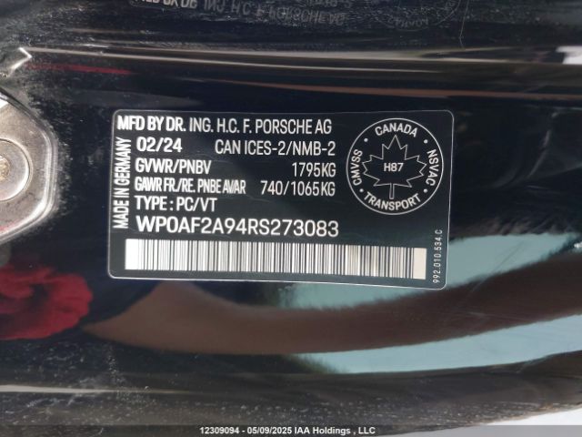 Porsche 911 2024 WP0AF2A94RS273083 Image 18