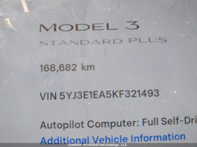 Tesla 2019 2019 5YJ3E1EA5KF321493 Image 15