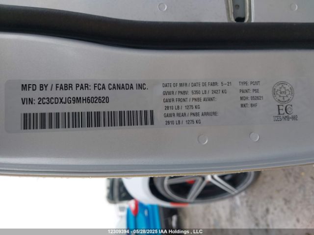 2C3CDXJG9MH602620 Dodge Charger Sxt
