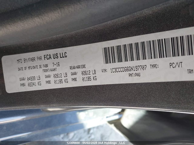 Chrysler 200 S 2016 1C3CCCDG6GN197707 Image 17