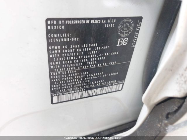 3VVFB7AX6RM035937 Volkswagen TIGUAN S