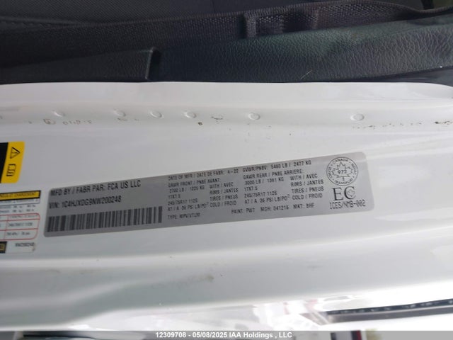 1C4HJXDG9NW200248 Jeep Wrangler