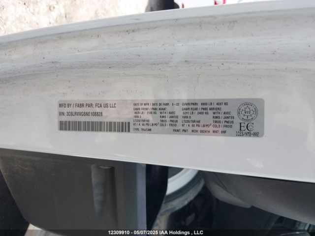 3C6LRVVG6NE108828 RAM Promaster 2500
