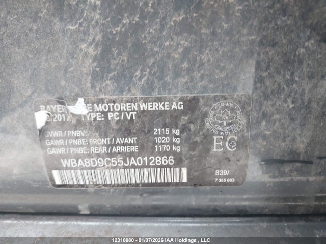 Продажа на аукционе авто 2018 Bmw 330i Xdrive, vin: WBA8D9C55JA012866, номер лота: 12310080