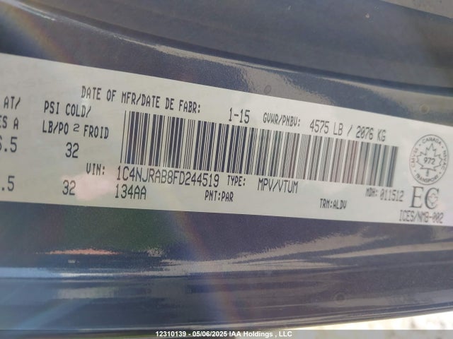 Jeep 2015 2015 1C4NJRAB8FD244519 Image 18