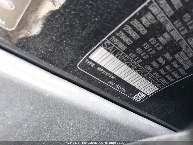 SALWR2RE2KA865844 Land Rover aj133 s/c