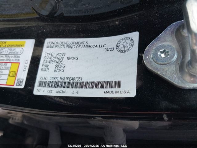 19XFL1H81PE401351 Honda l15b7