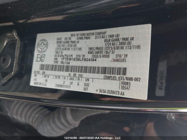 1FTEW1E59LFB24364 Ford F-150