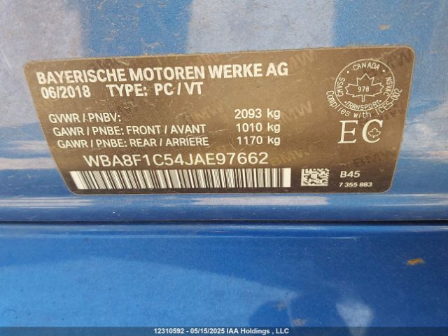 WBA8F1C54JAE97662 BMW 328d Xdrive
