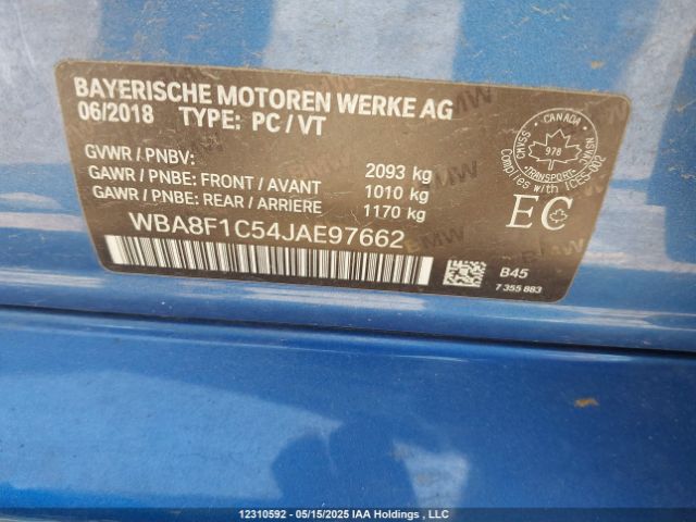 WBA8F1C54JAE97662 BMW 328d Xdrive