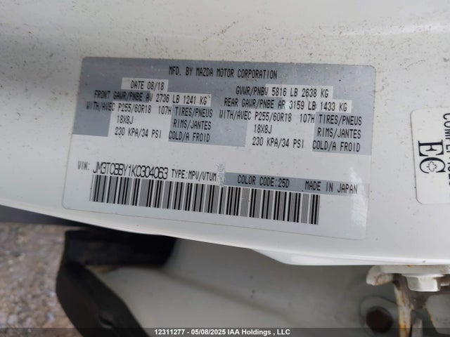 Mazda py turbo 2019 JM3TCBBY1K0304063 Image 9
