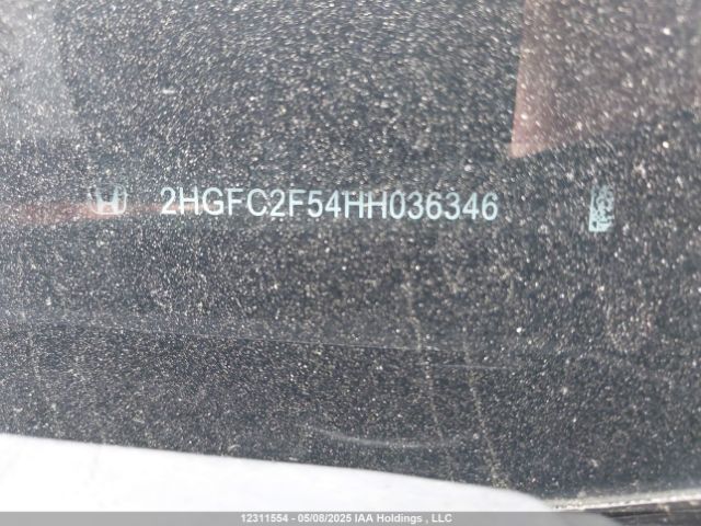 2HGFC2F54HH036346 Honda k20c2
