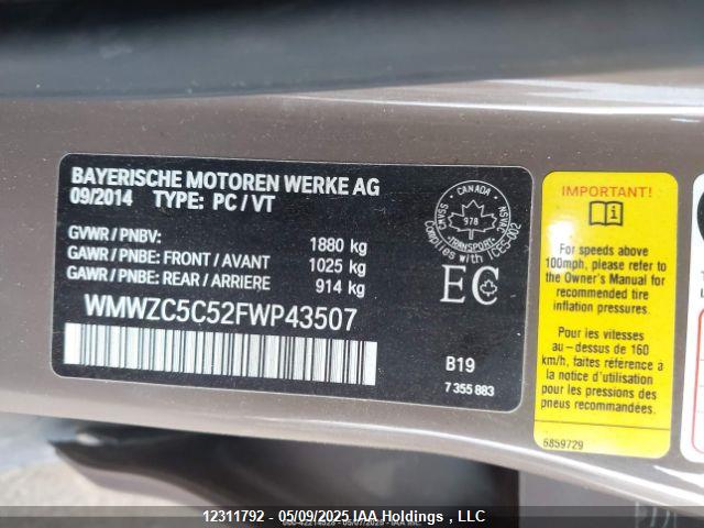 Mini 2015 2015 WMWZC5C52FWP43507 Image 10