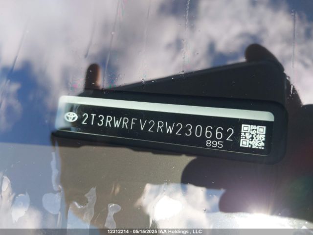 2T3RWRFV2RW230662 Toyota a25a-fxs