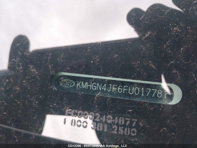 KMHGN4JF6FU017781 Hyundai Genesis