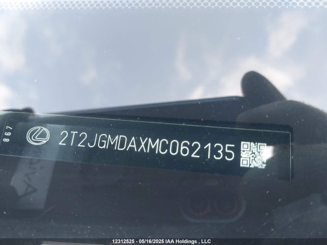 2T2JGMDAXMC062135 Lexus 2gr-fxs, 6jm+2fm