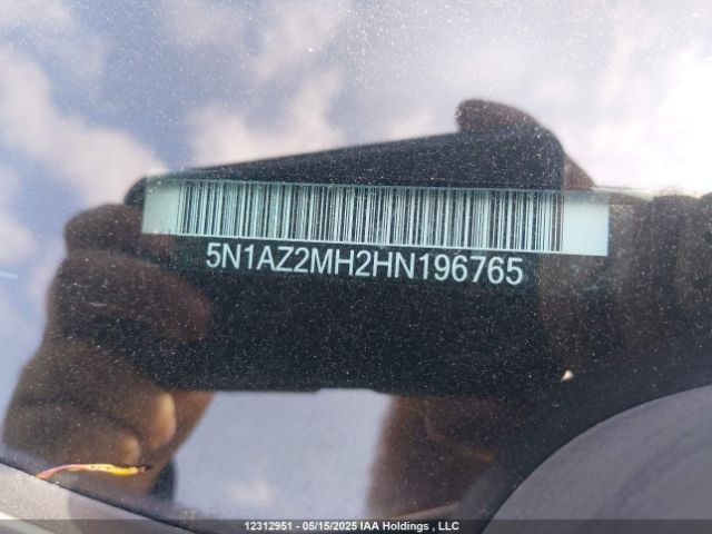 5N1AZ2MH2HN196765 Nissan 2017