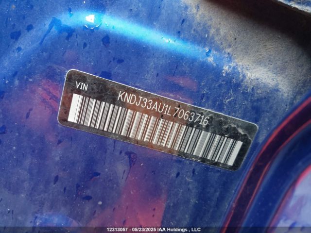 KNDJ33AU1L7063716 KIA mpi nu