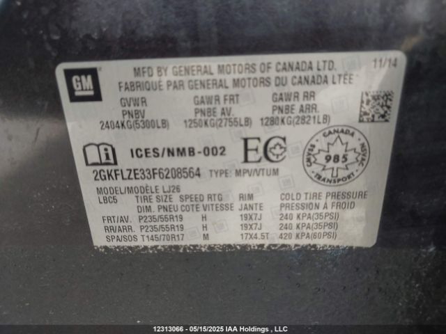 2GKFLZE33F6208564 GMC Terrain