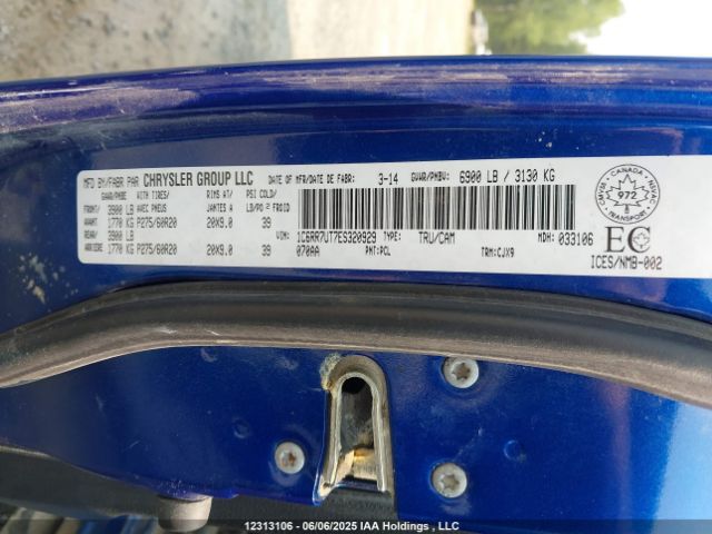 1C6RR7UT7ES320929 RAM 1500 Sport