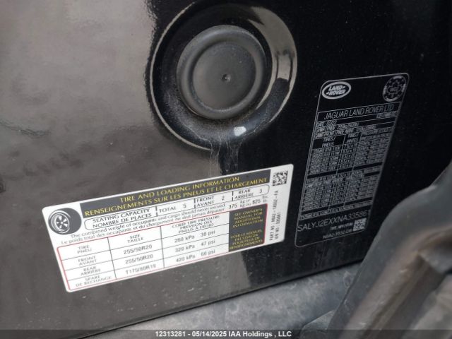SALYJ2EXXNA335861 Land Rover aj20-p