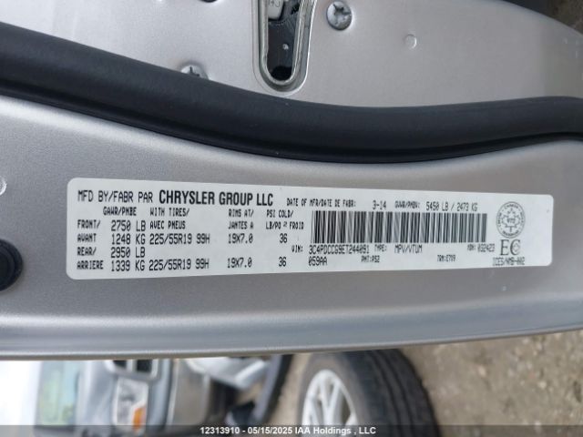3C4PDCCG9ET244091 Dodge Journey Sxt
