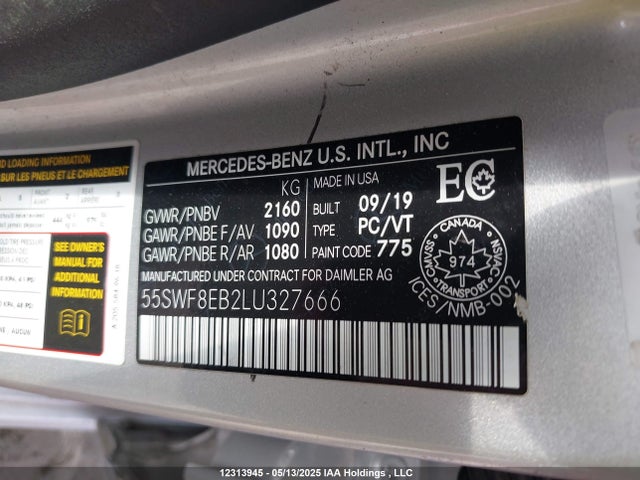 55SWF8EB2LU327666 Mercedes-Benz m264