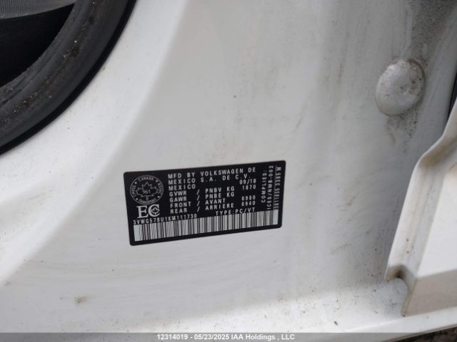 3VWG57BU1KM111730 Volkswagen Jetta Sel Premium