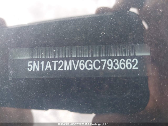 5N1AT2MV6GC793662 Nissan 2016