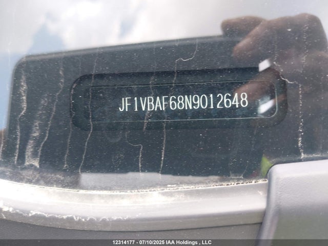 JF1VBAF68N9012648 Subaru dib