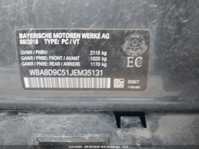 WBA8D9C51JEM35131 BMW 330i Xdrive